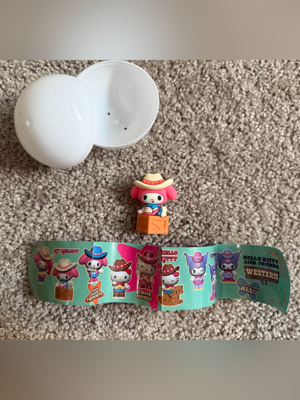 3/$25 My Melody Cowboy Western Sanrio Hello Kitty And Friends Collectable Gatcha